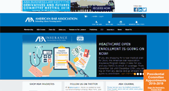 Desktop Screenshot of americanbar.org